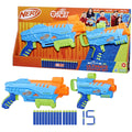 Set de 2 Pistolets à Fléchettes Nerf Elite Junior Ultimate Starter Set