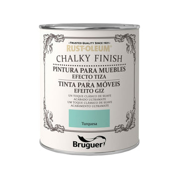 Pittura Bruguer Chalky Finish Turchese 750 ml