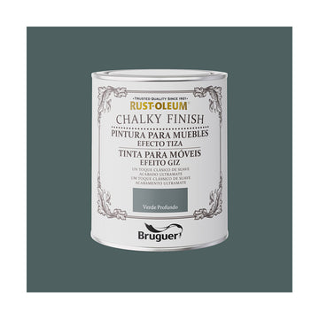 Farbe Bruguer Rust-oleum Chalky Finish 5733890 Möbel Deep Green 750 ml