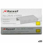Staples Rexel 1000 Pieces 26/6 (20 Units)