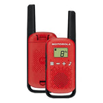 Walkie-Talkie Motorola T42 PMR446 1,3" LCD 4 km Red (2 pcs) (Refurbished A+)