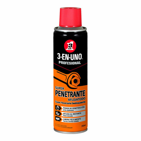 Huile lubrifiante 3-En-Uno Dégrippant tout puissant 250 ml