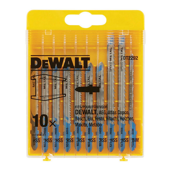 Lame scie Dewalt DT2292-QZ Métal 10 Pièces