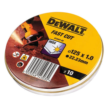 Disque de coupe Dewalt Fast Cut dt3507-qz 10 Unités 115 x 1 x 22,23 mm