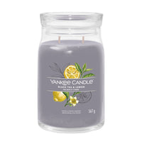 Dišeča svečka Yankee Candle Limona Črni čaj 567 g