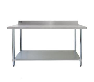 KuKoo 5ft Food Preparation Kitchen Stainless Steel Catering Table