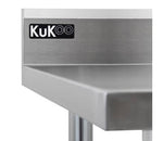 KuKoo 5ft Food Preparation Kitchen Stainless Steel Catering Table