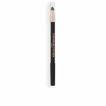 Svinčnik za oči Revolution Make Up Streamline Eyeliner 2 v 1 Črna 1,3 g