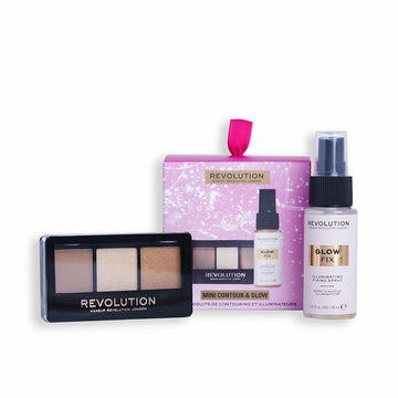 Set de Maquillage Revolution Make Up Mini Contour & Glow 2 Pièces