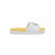 Women's Flip Flops Lacoste Croco Dualiste Yellow White