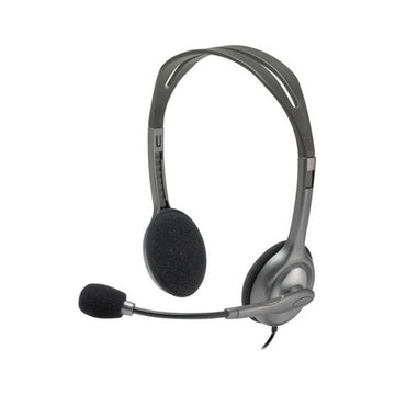 Headphones with Microphone Logitech H111 (Refurbished A+)