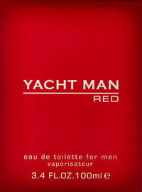 Yacht Man Red Eau De Toilette Spray 3.4 Oz For Men