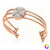 Ladies'Bracelet Folli Follie 3B0T041R Rose gold Steel (16 cm)