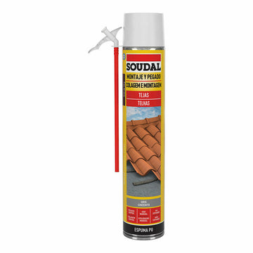 Foam Soudal Polyurethane Roof Grey 750 ml