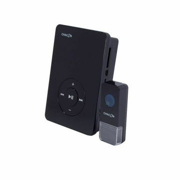 Wireless Doorbell with Push Button Bell Chacon 84176 100 m
