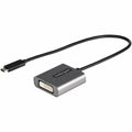 Adaptateur USB C vers DVI Startech CDP2DVIEC Noir Argenté Noir/Argenté