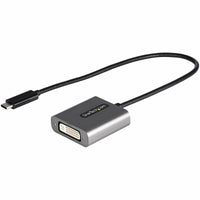 USB C to DVI Adapter Startech CDP2DVIEC Black Silver Black/Silver