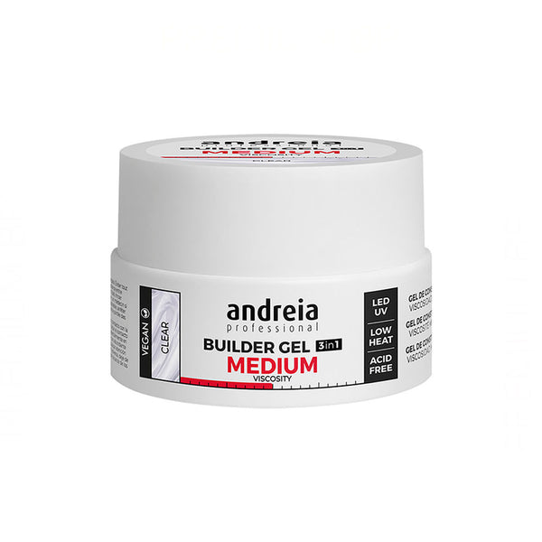 Gel per unghie Medium Viscosity Andreia HG0BGMVC22 Tonalità Chiara (22 g)