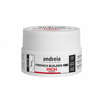 Gel per unghie French Builder High Viscosity Andreia Bianco (22 g)