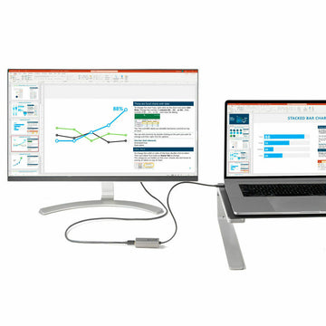 Adapter USB C v DisplayPort Startech CDP2MDPEC Črn/Siv 0,3 m