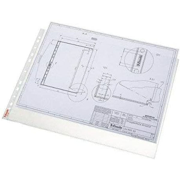 Case Esselte Landscape Pocket Horizontal Transparent A3 polypropylene (10 Pieces)