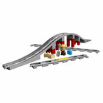 Vehicle Playset   Lego DUPLO 10872 Train rails and bridge         26 Pieces