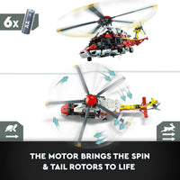 Vehicle Playset   Lego Technic 42145 Airbus H175 Rescue Helicopter         2001 Pieces