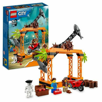 Playset Lego 60342 City Stuntz Stunt Challenge: Shark Attack (122 Kosi)