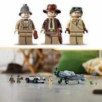 Konstruktionsspiel Lego  Indiana Jones 77012 Continuation by fighting plane