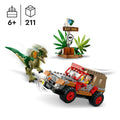 Playset Lego Jurassic Park 30th Anniversary 76958 Dilophosaurus Ambush 211 Stücke