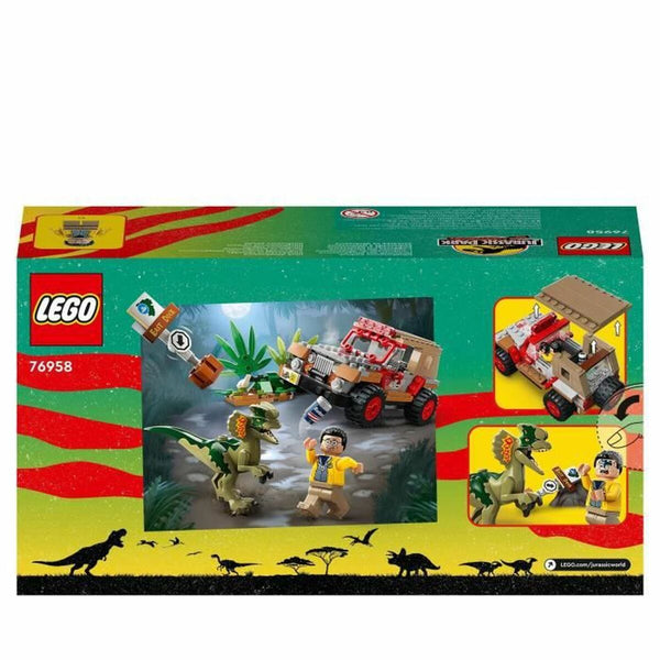 Playset Lego Jurassic Park 30th Anniversary 76958 Dilophosaurus Ambush 211 Kosi