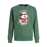 Sweat sans capuche enfant Jack & Jones 12222091 Vert