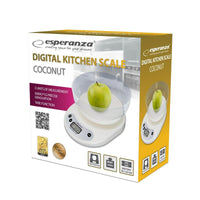 kitchen scale Esperanza EKS007 White 5 kg