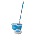 Mop with Bucket Esperanza EHS005 Bleu Blanc Microfibre