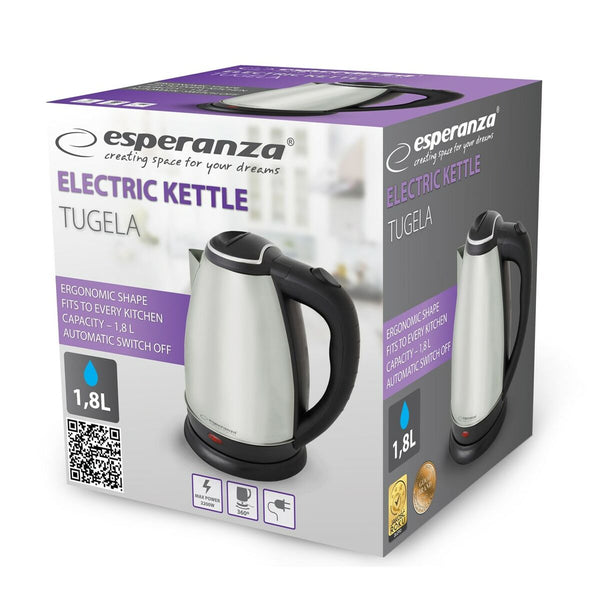 Kettle Esperanza EKK104X Stainless steel Plastic 2200 W 1,8 L