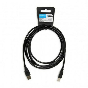 Câble USB A vers USB B Ibox IKU2D Noir 3 m