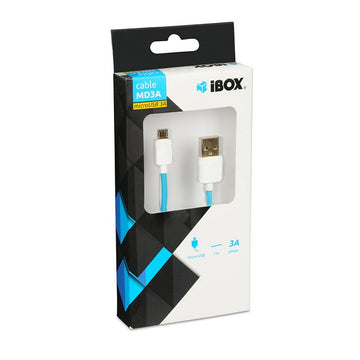 USB A zu USB-C-Kabel Ibox IKUMD3A Blau 1 m