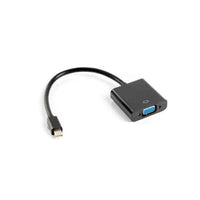Mini DisplayPort to VGA Adapter Lanberg AD-0006-BK Black 20 cm