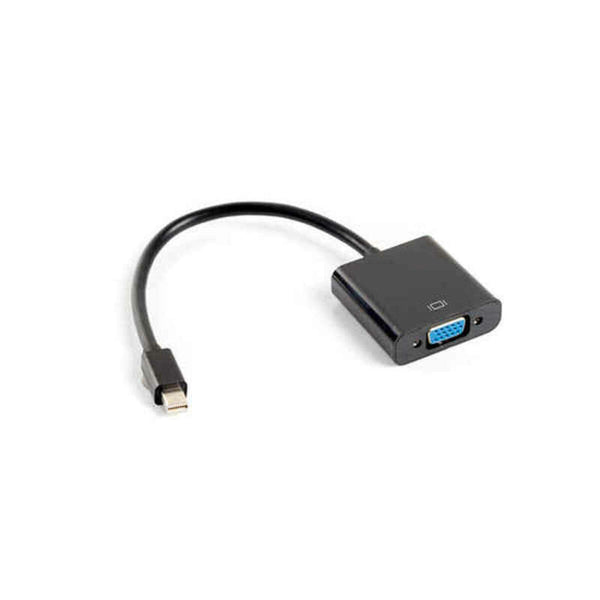 Adaptateur Mini DisplayPort vers VGA Lanberg AD-0006-BK Noir 20 cm