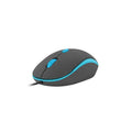 Mouse with Cable and Optical Sensor Natec Sparrow 1200 DPI Black