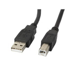 USB 2.0 A to USB B Cable Lanberg CA-USBA-11CC-0030-BK Black 3 m