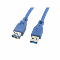 Câble Rallonge à USB Lanberg CA-US3E-10CC-0018-B Bleu 1,8 m