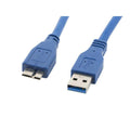 USB Cable to micro USB Lanberg CA-US3M-10CC-0005-B Blue 50 cm (0,5 m)