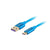 Kabel USB A v USB C Lanberg CA-USBO-21CU-0005-BL Modra 50 cm 0,5 m