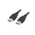 Câble USB Lanberg CA-USBA-30CU-0010-BK 1 m