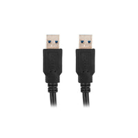 Kabel USB Lanberg CA-USBA-30CU-0010-BK 1 m