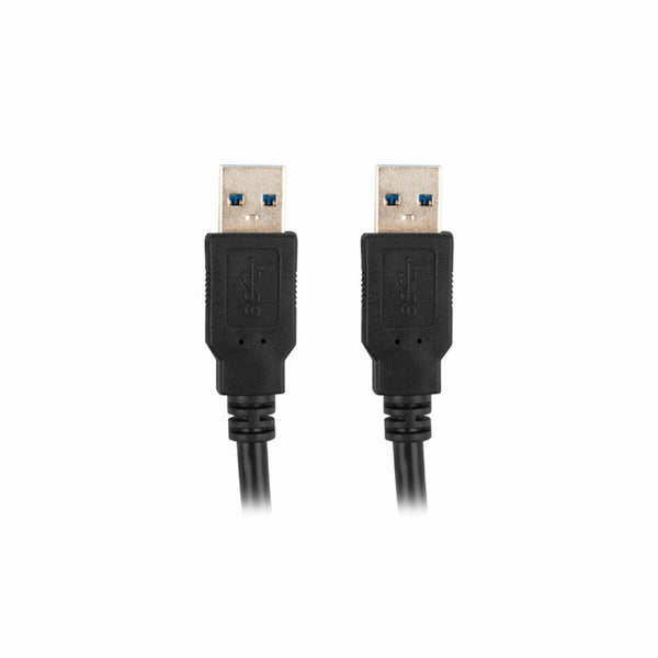 Kabel USB Lanberg CA-USBA-30CU-0018-BK Črna 1,8 m