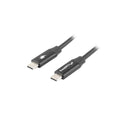 Kabel USB C Lanberg CA-CMCM-40CU-0018-BK (1,8 m) Črna