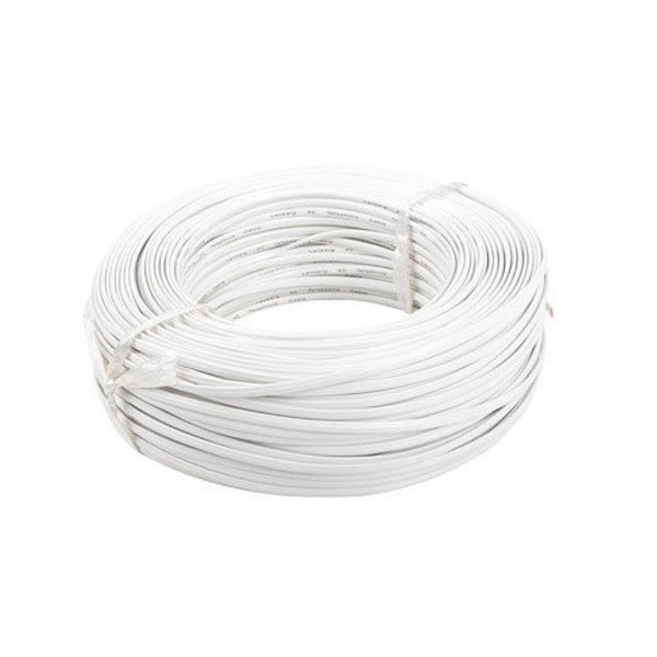 Telephone cable Lanberg 100 m White