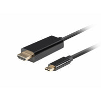USB C zu HDMI-Kabel Lanberg CA-CMHD-10CU-0010-BK Schwarz 1 m